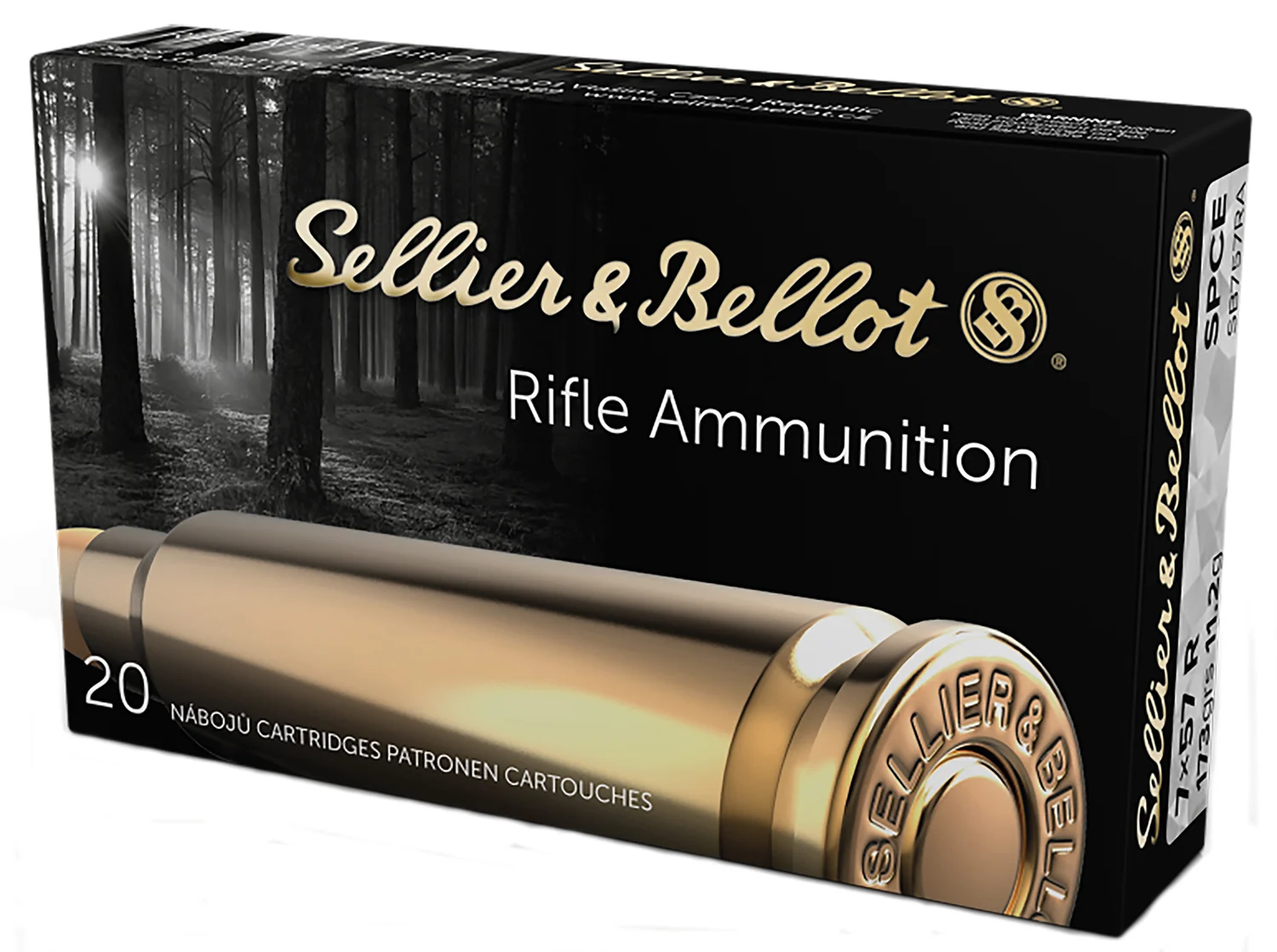 lier & Bellot SB757RA Rifle 7x57R 173gr Soft Point Cut Through Edge 20 Per Box/20 Case Ammo