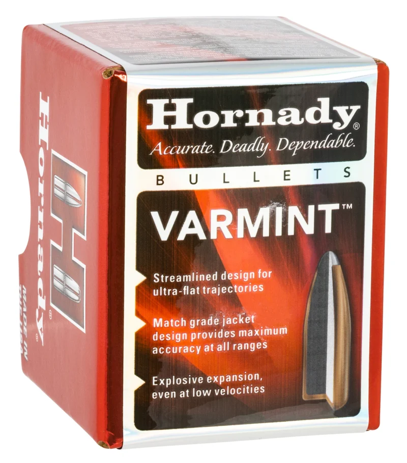 Hornady Traditional Varmint 55gr .224 Spire Point bullets - 100/Box