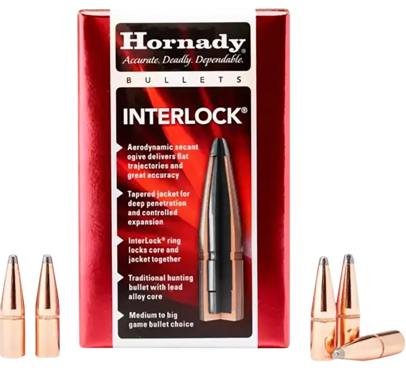 Hornady InterLock 270 cal .277 140 gr bullets 100 per box