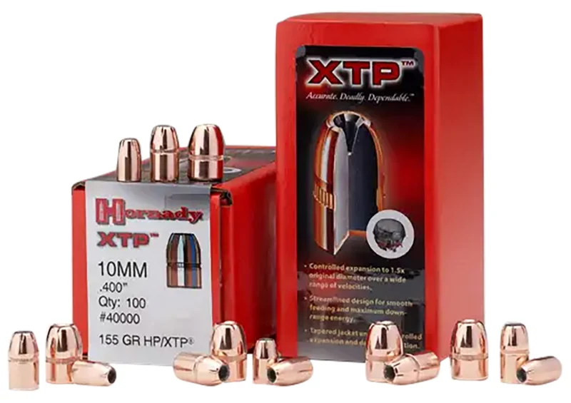 Hornady XTP 125 gr .357 (.38 cal) flat point handgun bullets, 100 per box