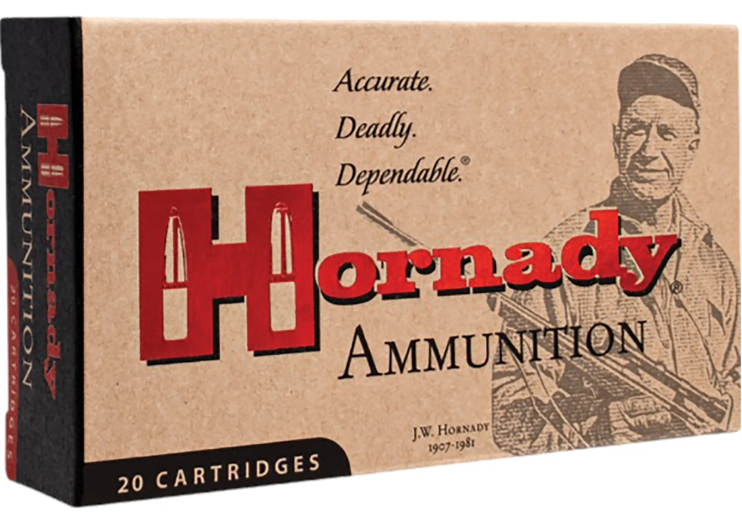 Hornady Custom .405 Win 300 gr InterLock SP rifle ammunition box (20 rounds)