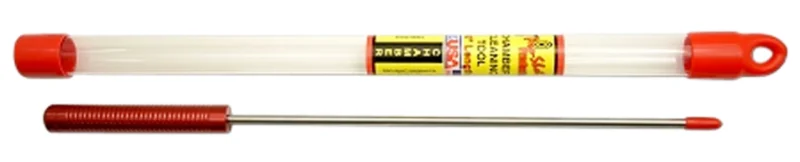 Pro-Shot CH2 10-inch stainless chamber rod with red aluminum handle