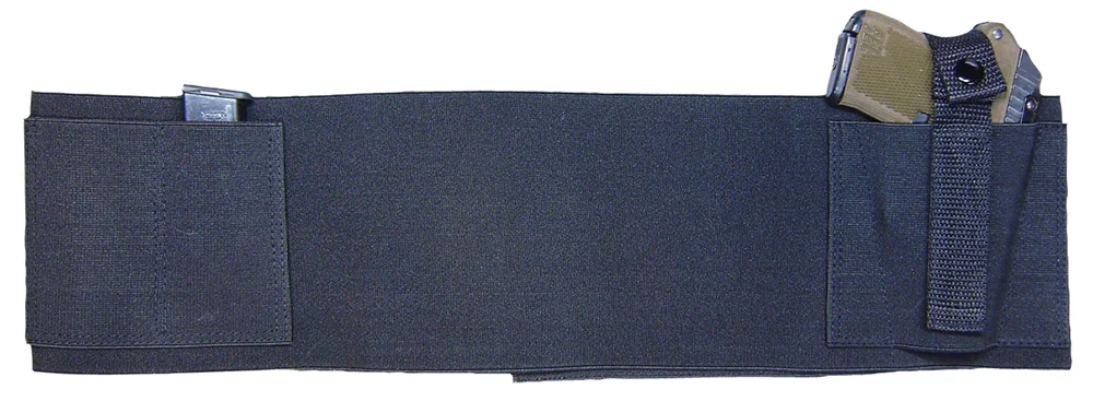 PSP Belly Band concealed carry waist wrap black medium fits 28-34 in