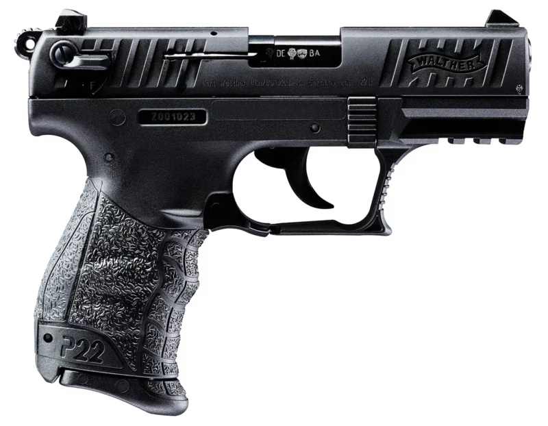 Walther P22 CA .22 LR 3.42 inch barrel black polymer frame 10-round pistol