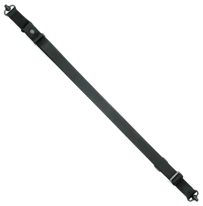 GrovTec 3-point tactical sling in black nylon webbing with quick-release buckle