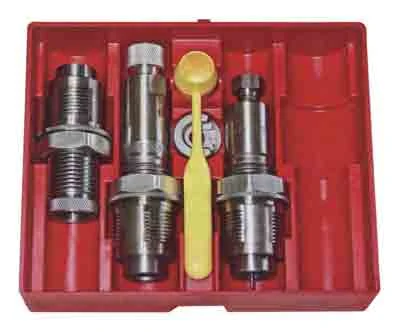 Lee Carbide 3-Die Set for .500 S&W Magnum reloading dies in storage case