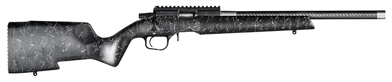 Christensen Arms Ranger 22 .22 LR 18in carbon fiber rimfire rifle black with gray webbing