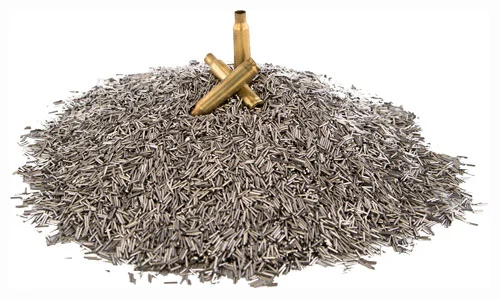 5 lb container of 304 stainless steel magnetic tumbling media pins for rotary brass tumblers