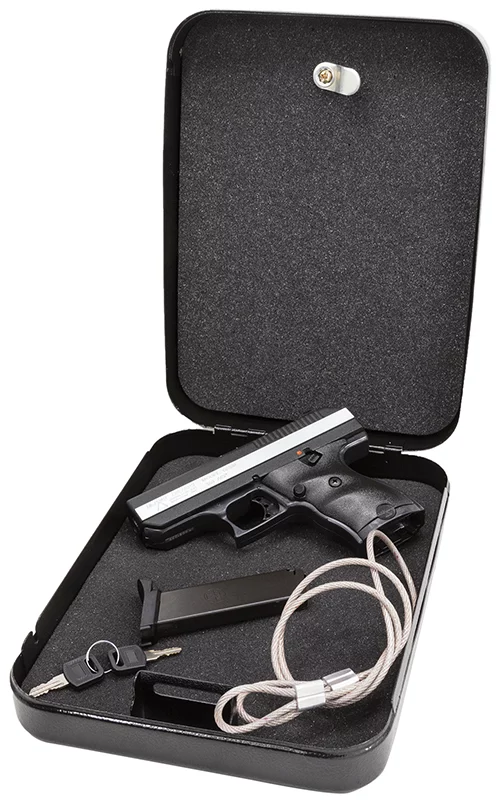 Hi Point CF380HSP .380 ACP compact pistol 3.50 inch two-tone finish with keyed lock box