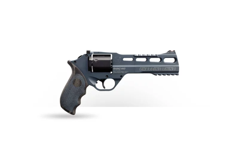 Chiappa Charging Rhino Gen II 60DS 9mm 6-inch Slate Cerakote revolver with fiber optic front sight