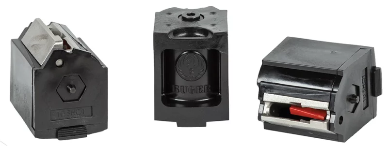 Ruger BX-1 10-round .22 LR rotary magazine 3-pack, polymer bodies with steel feed