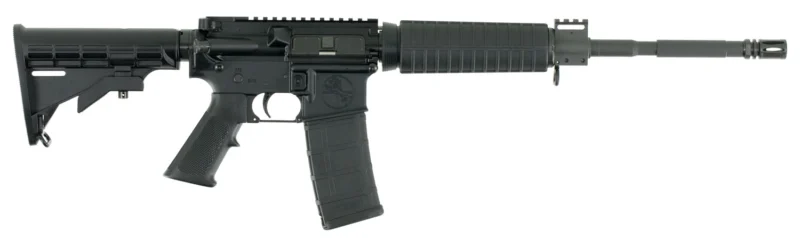 ArmaLite DEF15 M-15 5.56 NATO rifle, 16-inch chrome moly barrel, black finish