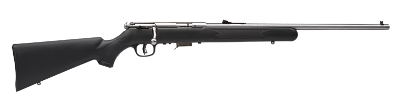 Savage 93 FSS bolt-action rifle .22 WMR with stainless barrel and black synthetic stock