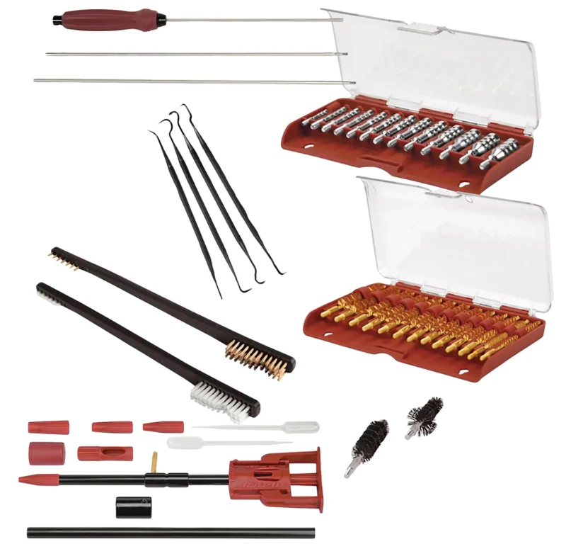Tipton Ultra Cleaning Kit with 3-piece stainless rod, jags, brushes and molded plastic case
