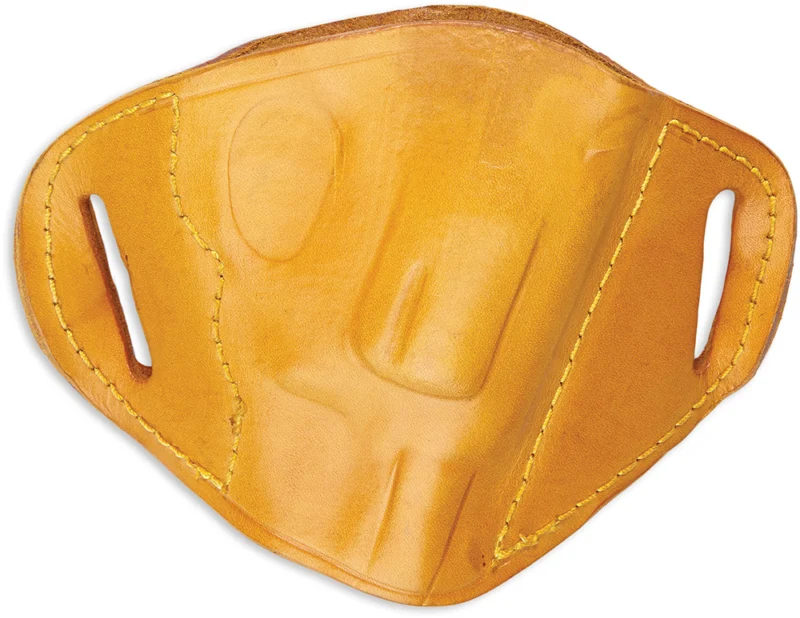 Bulldog tan molded leather belt slide holster right hand medium frame autos