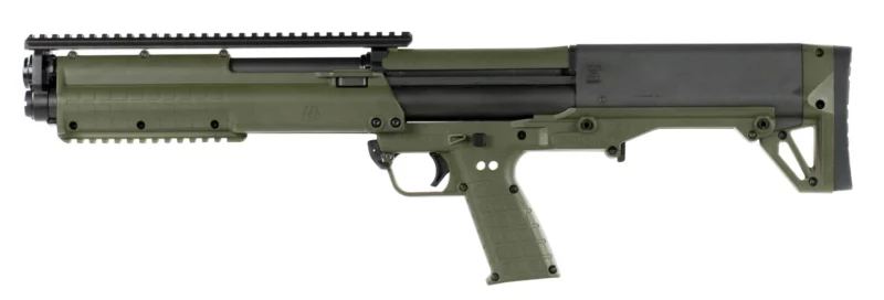 Kel‑Tec KSG 12 gauge pump-action shotgun OD Green with 18.5-inch barrel
