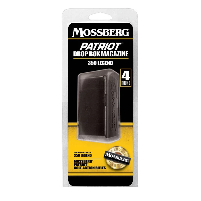 Mossberg Patriot 4-round magazine for .350 Legend in black synthetic