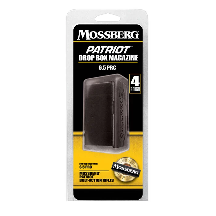 Mossberg Patriot 4-round synthetic magazine for 6.5 PRC, black finish