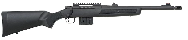 Mossberg MVP Patrol .308 Win 16.25 inch threaded medium bull barrel blued rifle with black synthetic stock