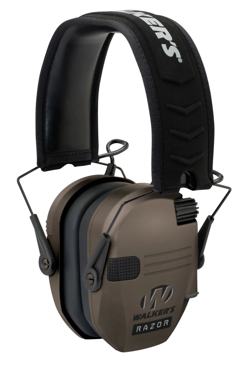 Walkers Razor Slim electronic earmuff Flat Dark Earth, 23 dB NRR