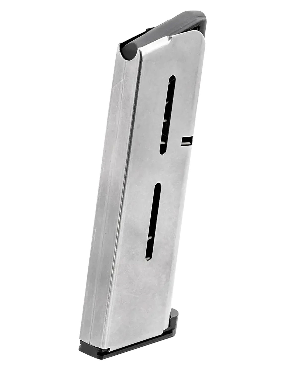 Wilson Combat 47OXCHV 6rd stainless steel 1911 officer magazine with low-profile steel floor plate