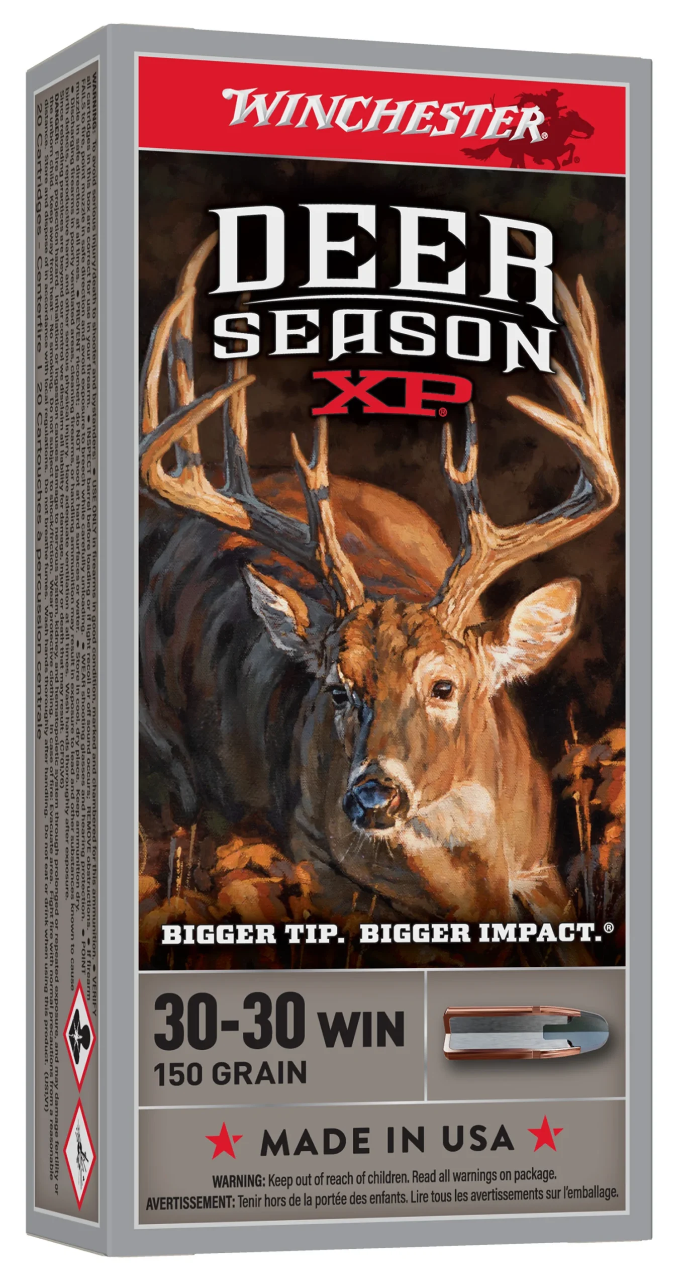 Winchester Deer Season XP 30-30 Win 150 gr polymer tip 20‑round box