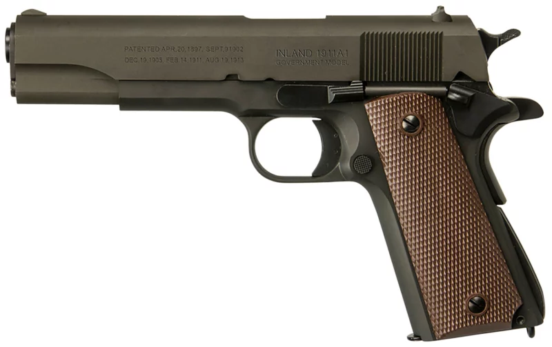 Inland 1911A1 Government .45 ACP 5-inch barrel parkerized black pistol