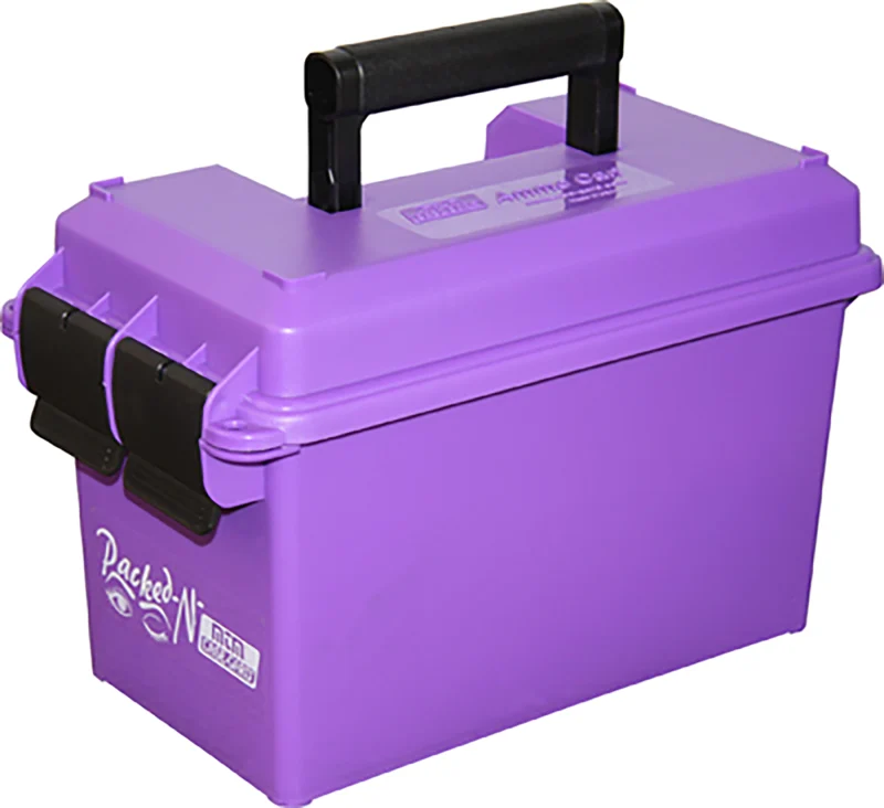 MTM 50 Caliber Purple Ammo Can, polypropylene, 7.4 x 13.5 x 8.5 in