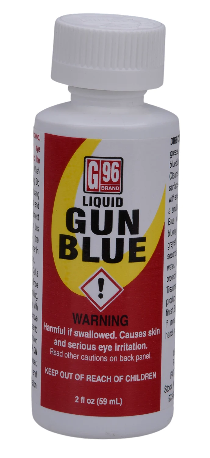 G96 Liquid Gun Blue 2 oz bottle, front label