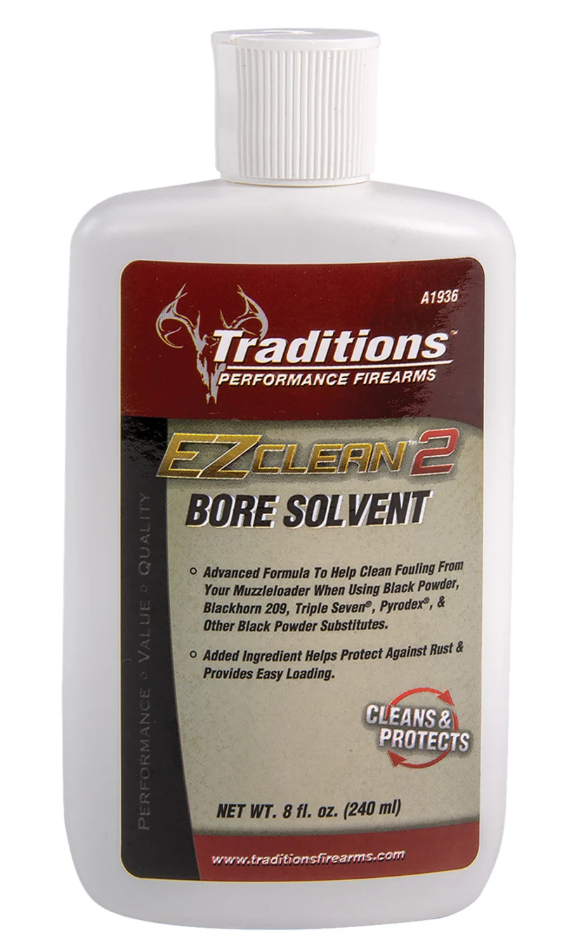 Traditions EZ Clean 2 Bore Solvent 8 fl. oz. bottle