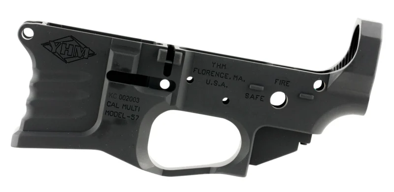 Yankee Hill Machine YHM-125 billet black hardcoat anodized AR-15 stripped lower receiver