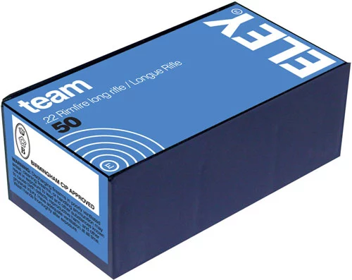 ELEY TEAM .22 LR 40gr EPS ammunition - 50rd box