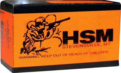 HSM Subsonic .40 S&W 180gr lead flat-nose ammunition box, 50 rounds