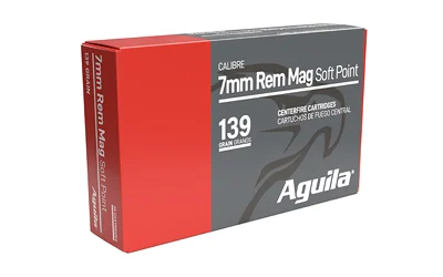 Aguila 7mm Remington Magnum 139 gr InterLock Boat Tail Soft Point 20-round box