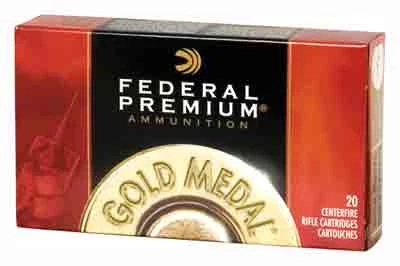 Federal Premium Gold Medal .338 Lapua Magnum 300 gr Sierra MatchKing BTHP 20-round box