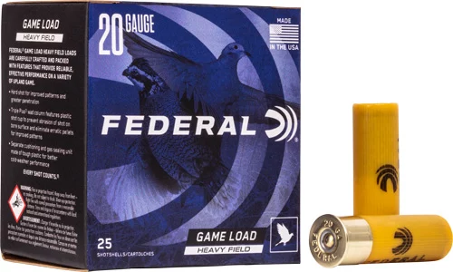 Federal Game Load 20GA 2.75" 1 oz #7.5 shotgun shells box