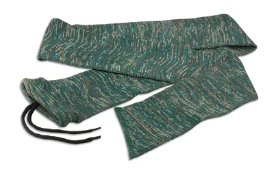 Allen 52 in green camo silicone-treated knit gun sock for scoped or non-scoped long guns