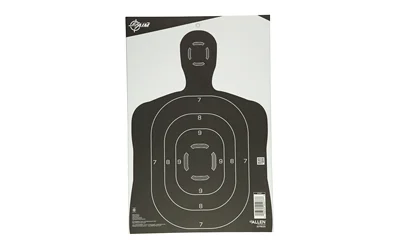 Allen EZ Aim paper silhouette target 12x18 black and white 25 pack