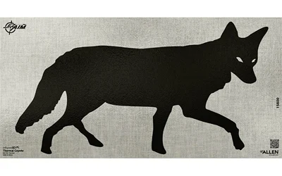 Allen EZ Aim Thermal ID Coyote Paper Target 24x12 Black/Gray adhesive-backed