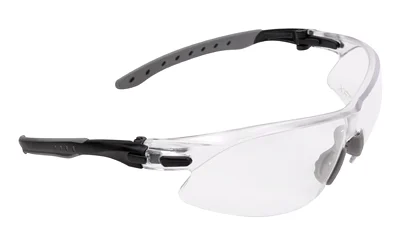 Allen ULTRX Keen clear safety glasses with wraparound frame and padded nose/temples