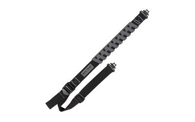 Allen Company TRAK Traction Web 36 inch rifle sling in black and gray with swivels and molded pad