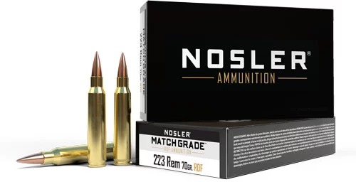 Nosler Match Grade RDF .223 Rem 70 gr HPBT 20-round box