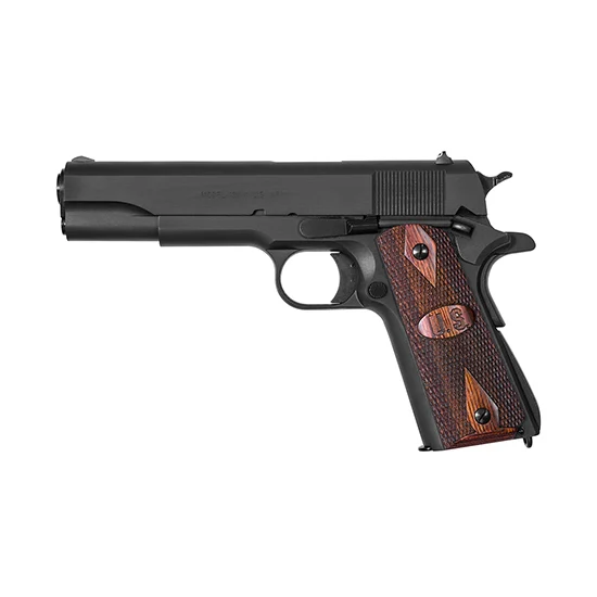 Auto-Ordnance 1911A1 .45 ACP 5-inch Matte Black, Wood Grips