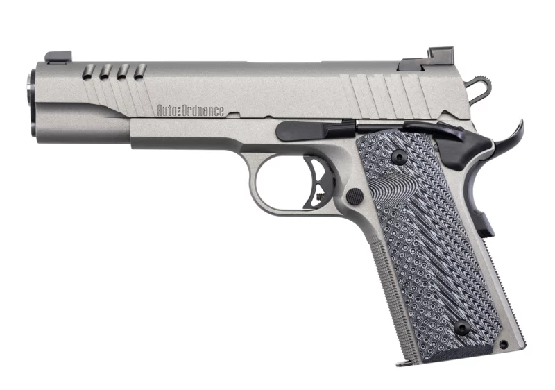 Auto-Ordnance 1911TCAC6 .45 ACP 5-inch pistol with G10 grips and serrated slide