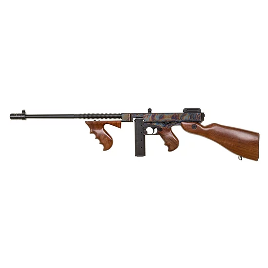 Auto-Ordnance Thompson 1927A-1 Deluxe .45 ACP rifle with case-hardened finish and walnut stock