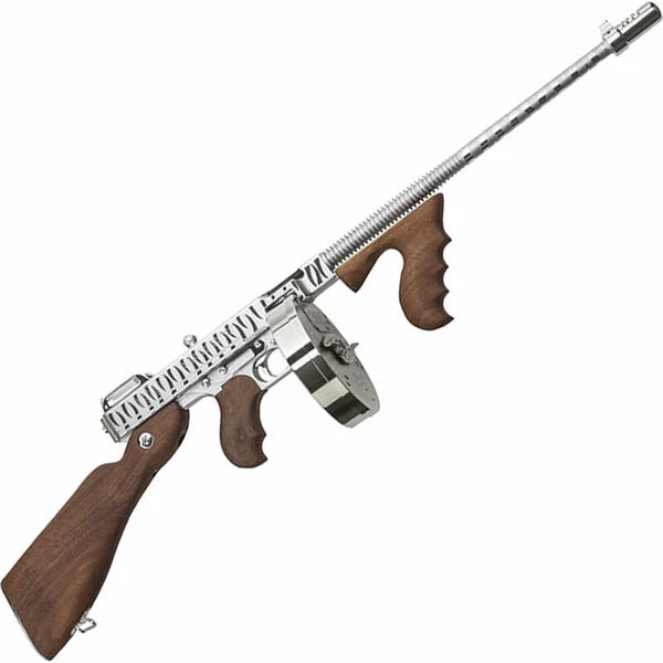 Auto-Ordnance Thompson 1927A-1 Deluxe .45 ACP Chrome Tiger Stripe rifle