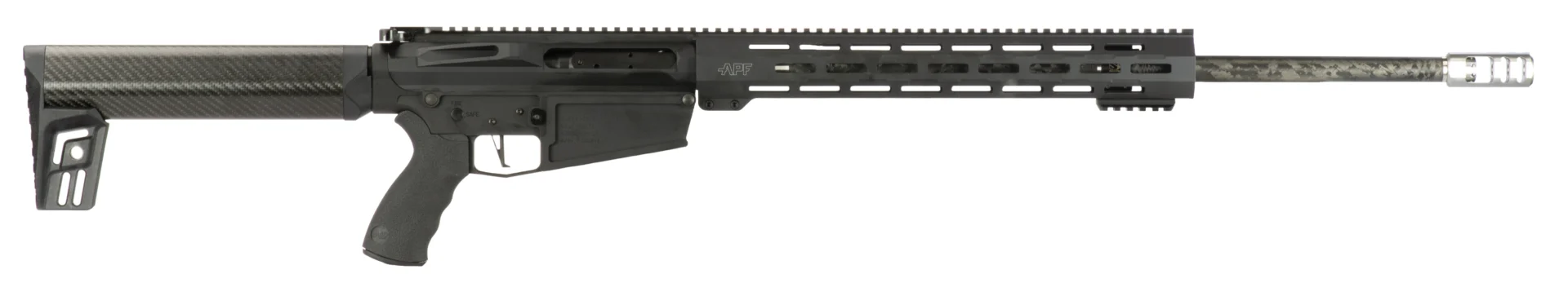 APF MLR CF 7MM PRC rifle with 24 Proof Research carbon fiber barrel and M-LOK handguard