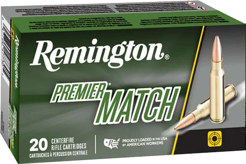 Remington Premier Match 107gr Sierra MatchKing 20-round box
