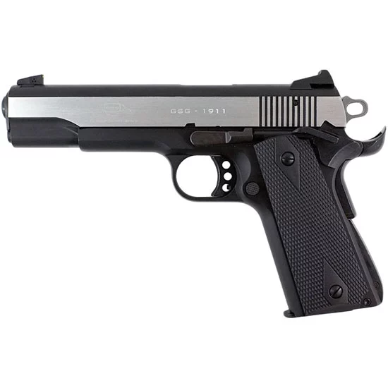 ATI GSG 1911 .22 LR 5 inch threaded barrel polished slide black polymer grips 10-round