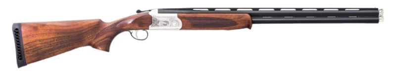 ATI Cavalry Sport 20ga over/under shotgun, 28 in barrel, 10mm vent rib, wood stock